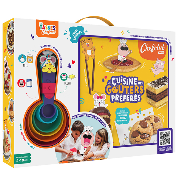 Chef Club - Coffret : Je cuisine mes goûters préférés