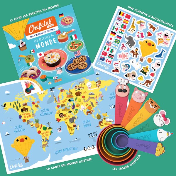 Chef Club - Coffret : Les recettes du monde