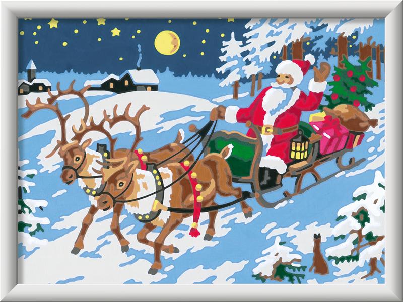 Peinture à numéro CreArt : La veille de Noël