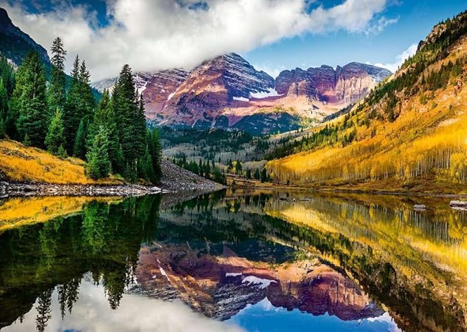 Casse-tête Ravensburger - Beautiful Mountains : Aspen, Colorado - 1000 pièces