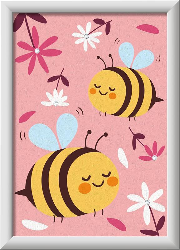 Peinture à numéro CreArt : Joyeuses abeilles