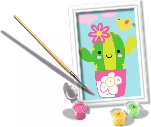 Peinture à numéro CreArt : Petit cactus