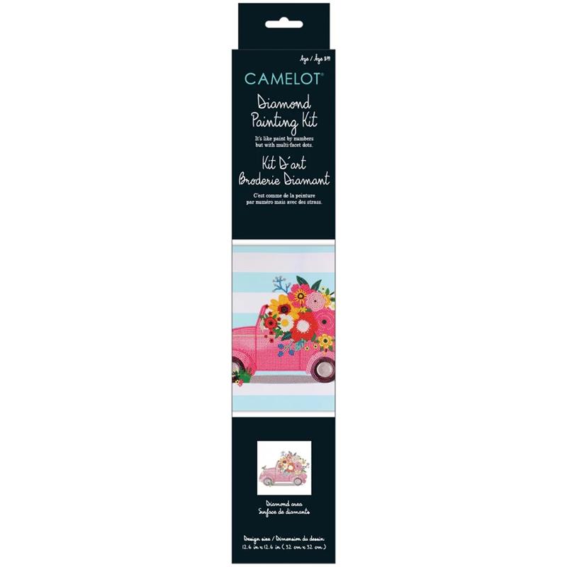 Kit de peinture de diamants - Coccinelle fleurie