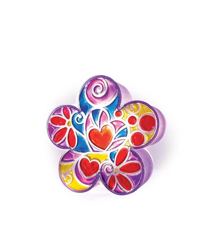 Colour Lit Flower Lamp