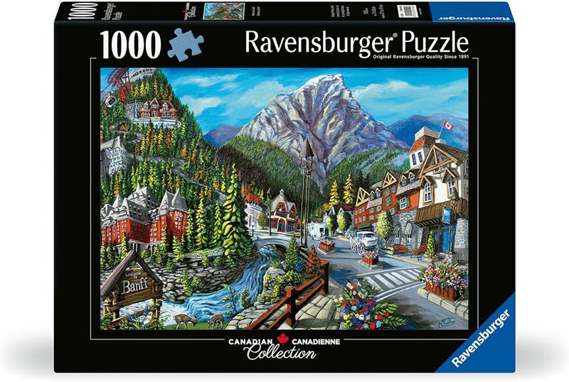 Ravensburger Puzzle – Canadian Collection: Welcome to Banff – 1000 Pieces