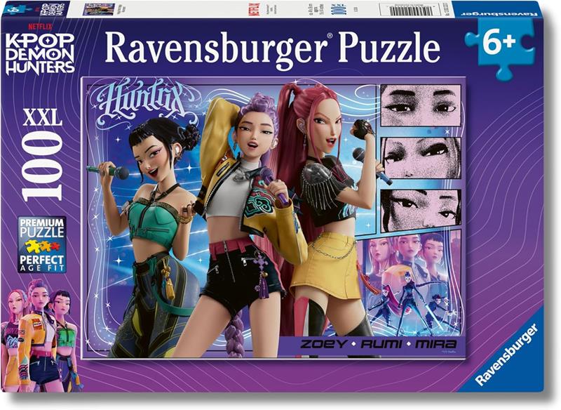 Casse-tête Ravensburger - K-Pop Demon Hunters - 100 pièces XXL