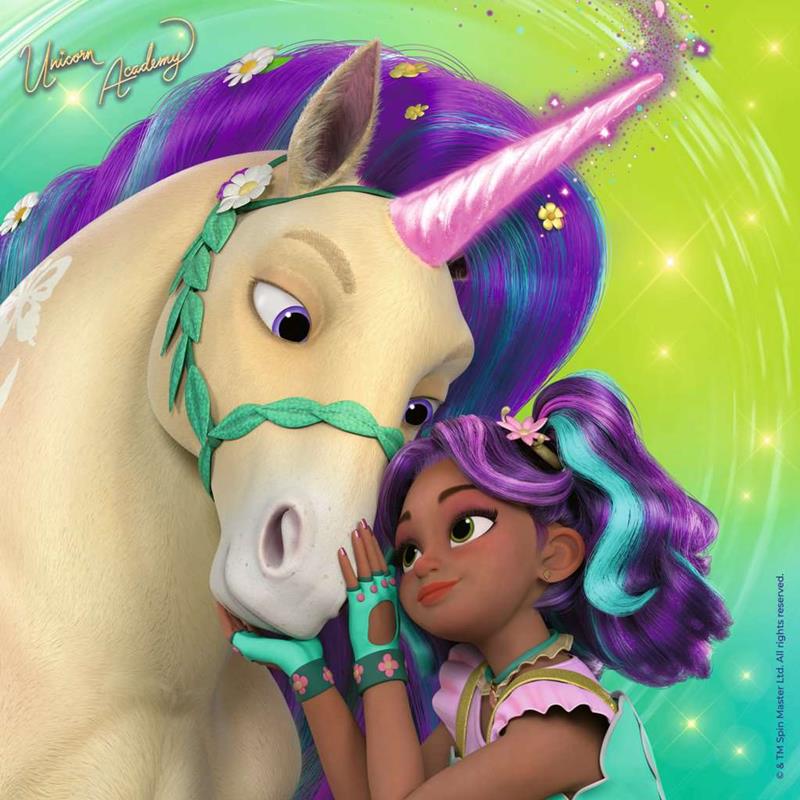 Casse-tête Ravensburger - Unicorn Academy - 3 x 49 pièces