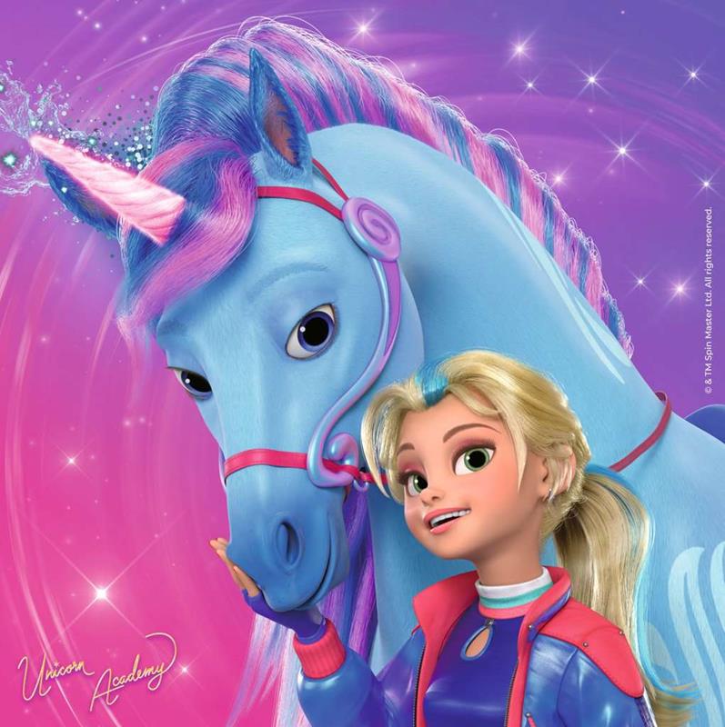 Casse-tête Ravensburger - Unicorn Academy - 3 x 49 pièces