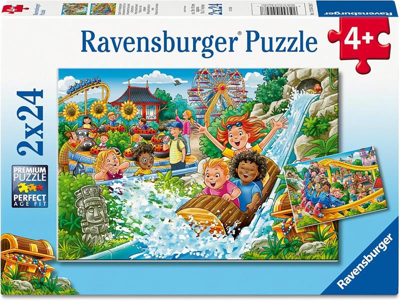 Casse-tête Ravensburger - Parc d'attraction - 2 x 24 pièces