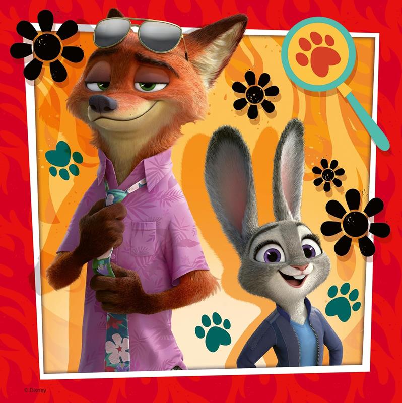 Casse-tête Ravensburger - Zootopia 2 - 3 x 29 pièces