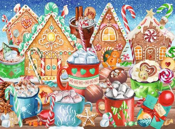 Casse-tête Ravensburger - Noël Gourmand - 200 pièces XXL