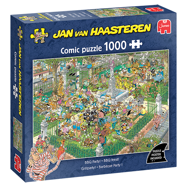 Jan Van Haasteren Puzzle – Barbecue Party! – 1000 Pieces