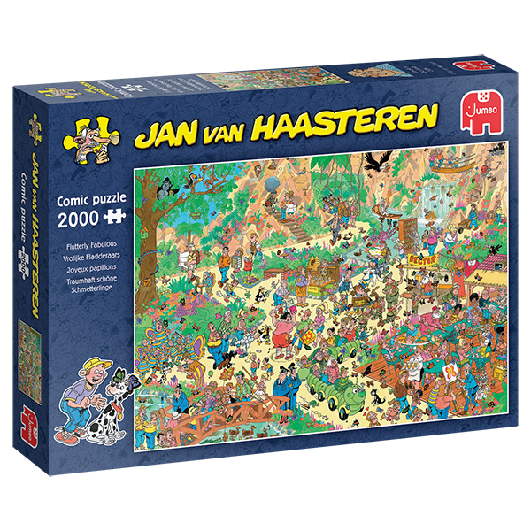 Casse-tête Jan Van Haasteren - Joyeux papillons - 2000 pièces