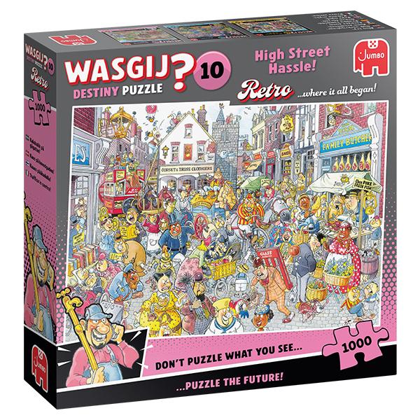 Wasgij? Destiny Retro Puzzle No. 10 – High Street Hassle! – 1000 Pieces