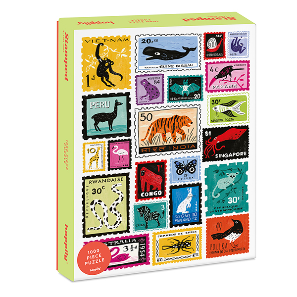 Casse-tête Happily - Stamped par Lena Jones - 1000 pièces