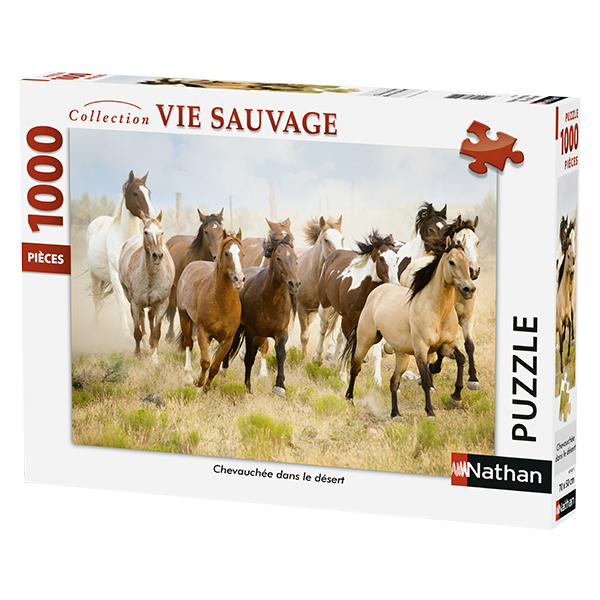 Nathan Puzzle – Wild Life Collection: Desert Ride – 1000 Pieces
