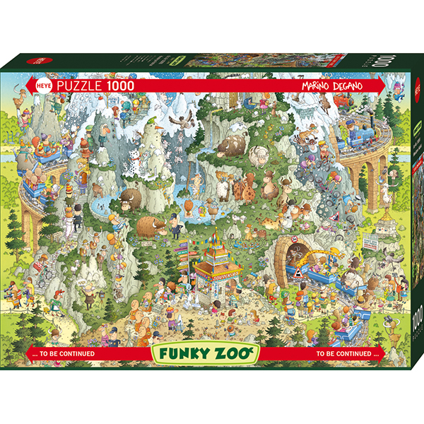 Heye Puzzle – Himalayan Habitat, Funky Zoo – 1000 Pieces
