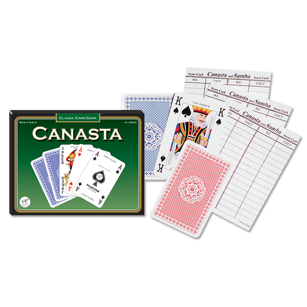 Canasta Playing Cards with Score Pad