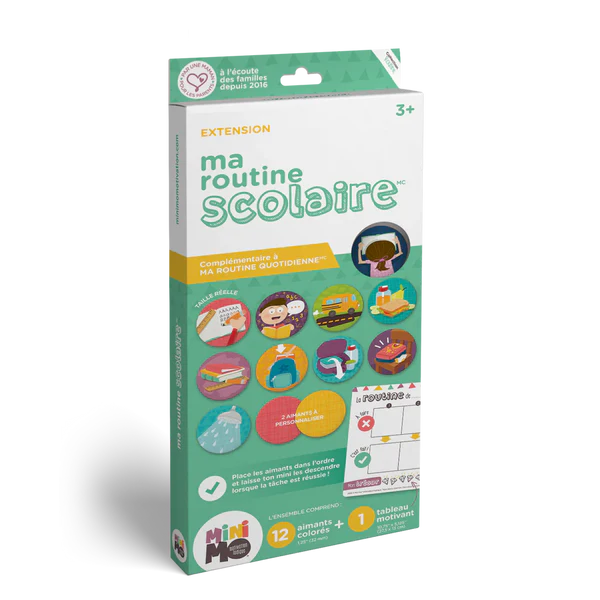 Ma routine scolaire (1 tableau )