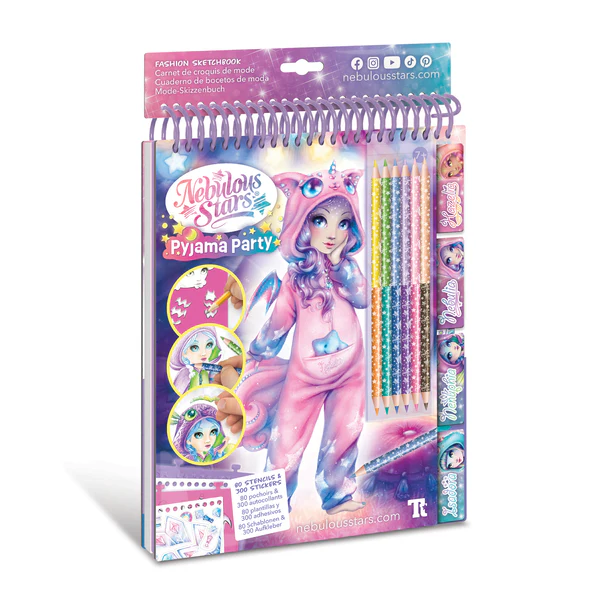 Nebulous Stars Fashion Sketchbook - Pyjama Party