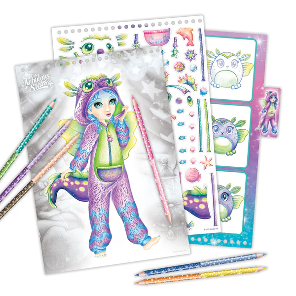 Nebulous Stars Fashion Sketchbook - Pyjama Party