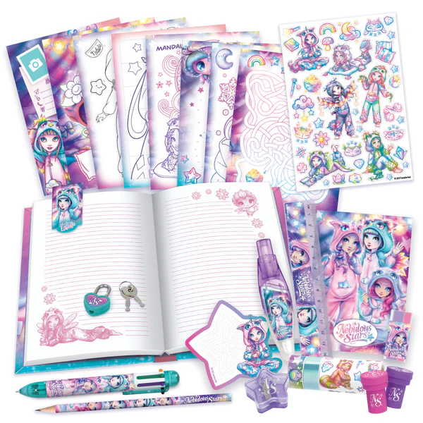 Coffret de luxe journal intime Nebulous Stars -Party Pyjama