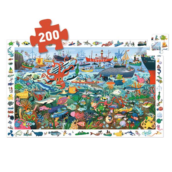 Puzzle Observation : Les secrets de la mer - 200 pièces