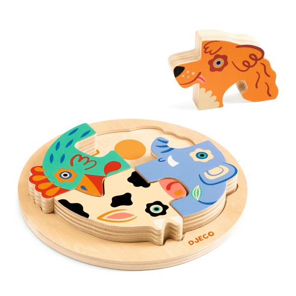 Casse-tête relief Djeco : Rondo Dog