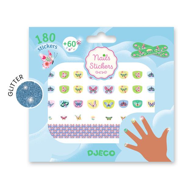 Collant à ongles Djeco - Papillons de printemps