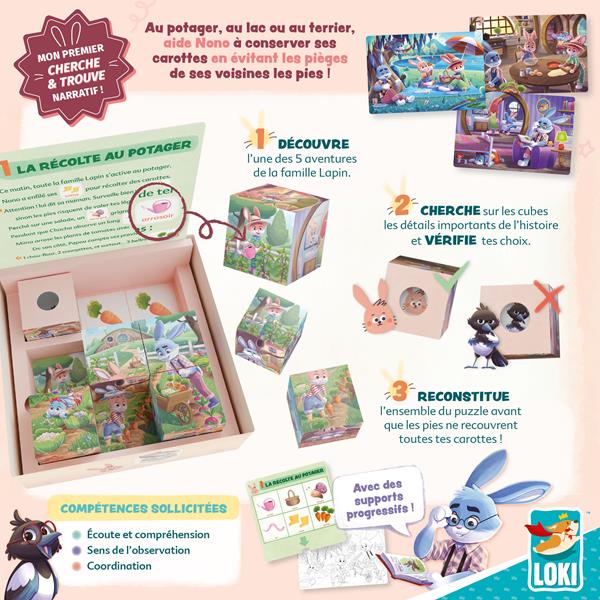 Les cubes puzzle de Nono - FR