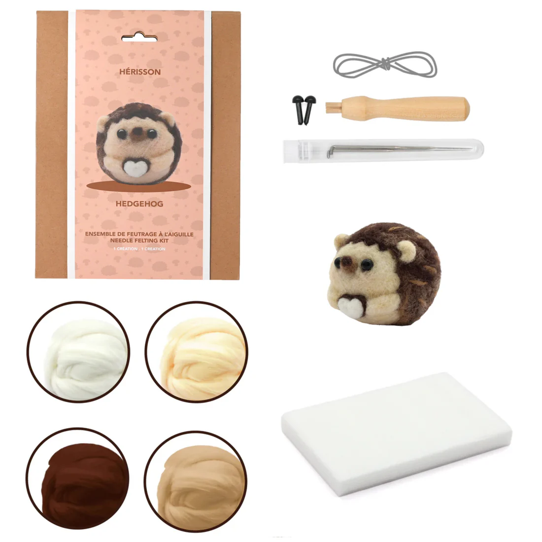 DIY Crochet Kit - Hedgehog