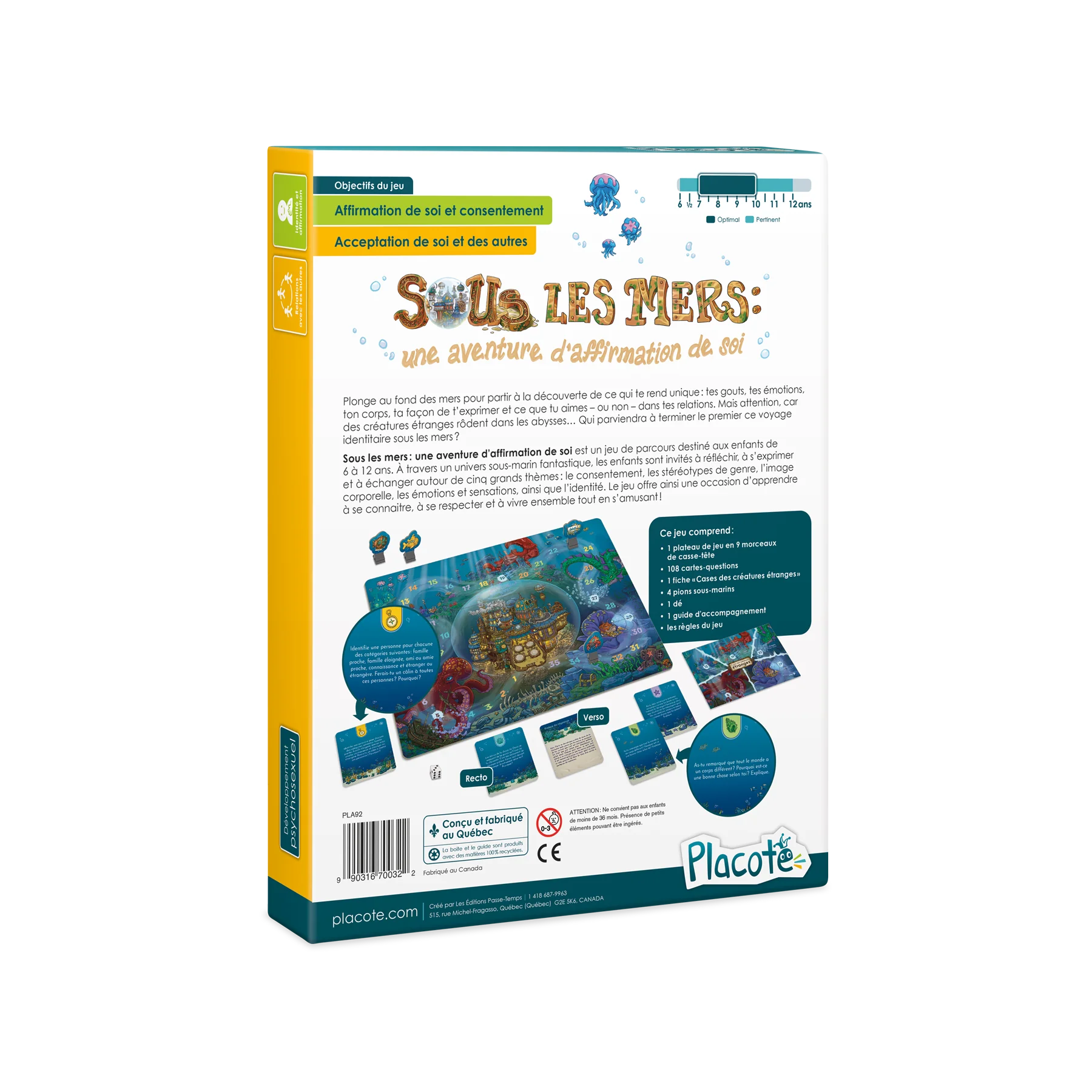 Placote - Sous les mers : une aventure d'affirmation de soi