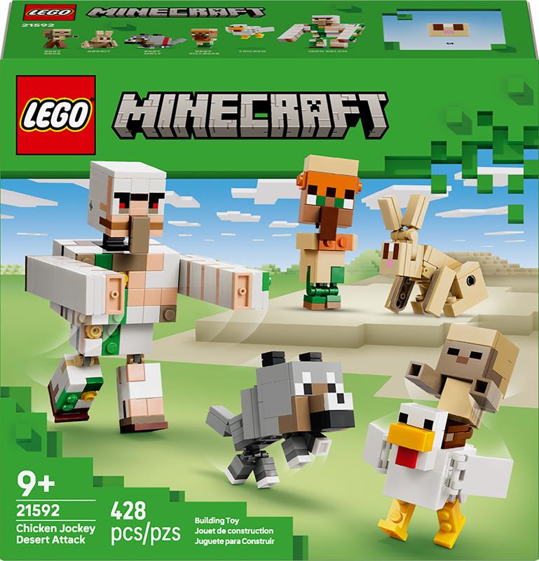 LEGO Minecraft - L'attaque du désert du Poulet chevauché