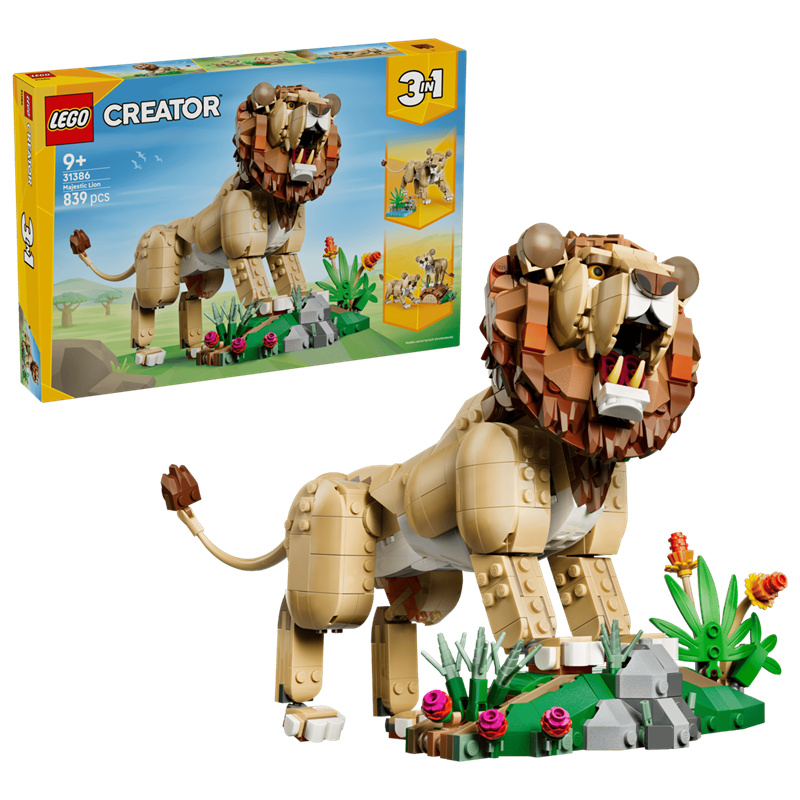 LEGO Creator - Animaux sauvages : le lion majestueux
