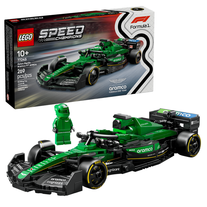 LEGO Speed Champions - Voiture de course Aston Martin Aramco F1® AMR25
