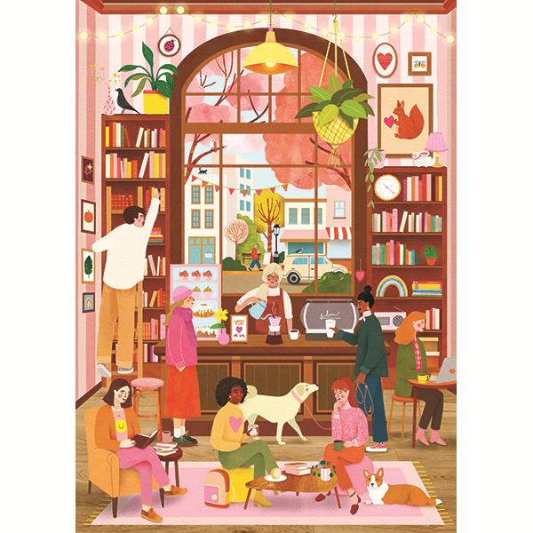 Casse-tête Holiyay - Le café cosy de Laura Lhuilier - 1000 pièces