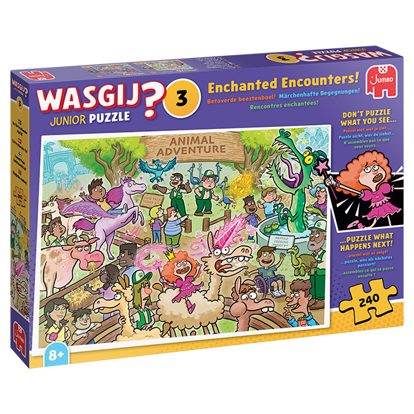 Casse-tête Wasgij? Junior #3 - Rencontres enchantées ! - 240 pièces