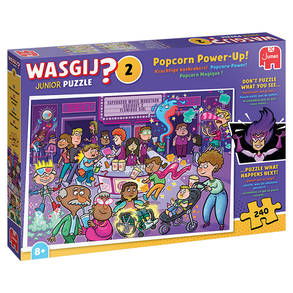 Casse-tête Wasgij? Junior #2 - Popcorn magique ! - 240 pièces