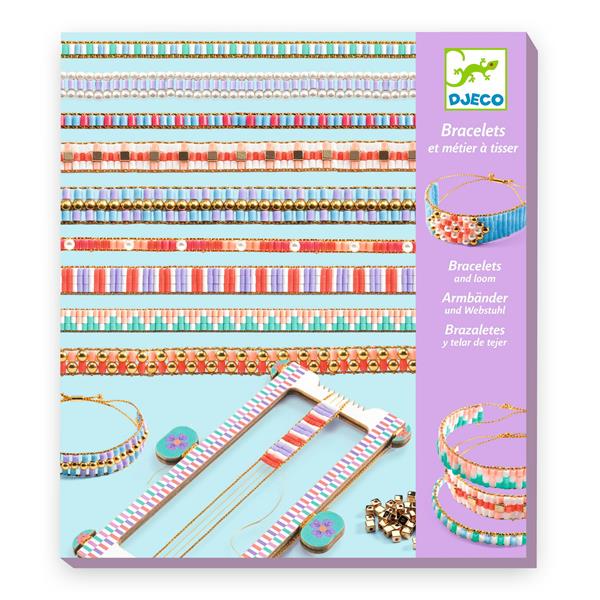 Ensemble de bracelets et métier à tisser