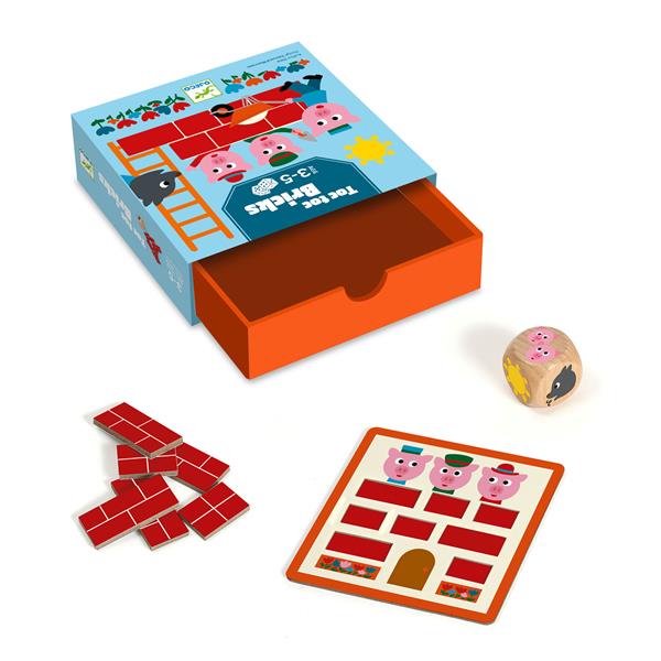 Jeux de dé Djeco - Toc Toc Bricks