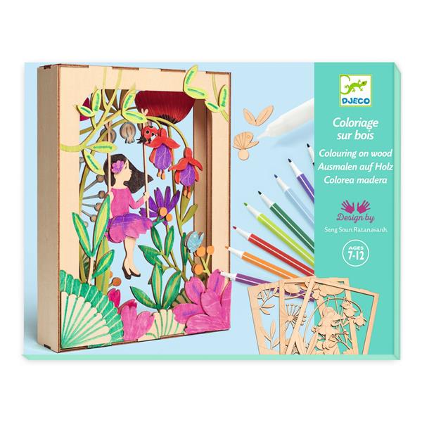 Djeco coloriage sur bois - Alizée