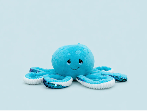 Peluche lestée ToyBox Octa Blue - 1.5 kg