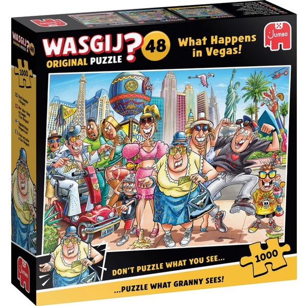 Casse-tête Wasgij? Original #48 - Ce qui se passe à Vegas ! - 1000 pièces