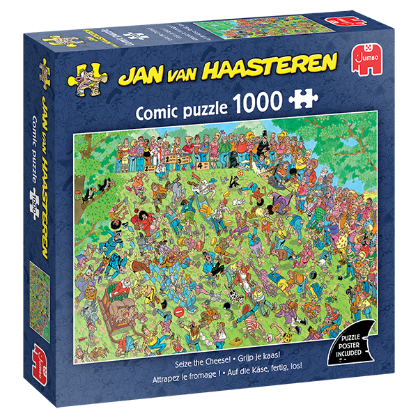 Casse-tête Jan Van Haasteren - Attrapez le fromage ! - 1000 pièces