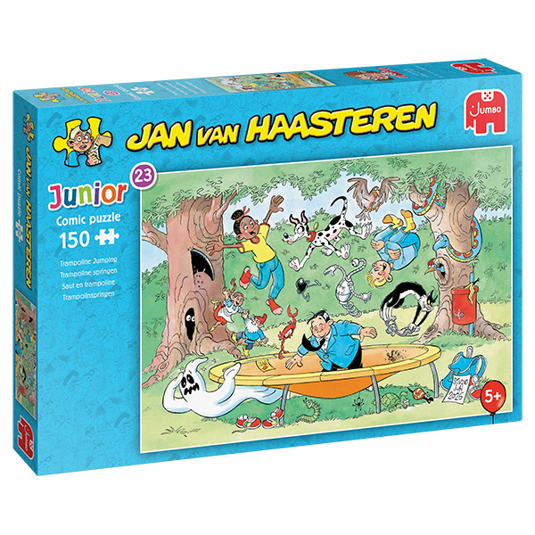 Casse-tête Jan Van Haasteren Junior - Saut en trampoline - 150 pièces