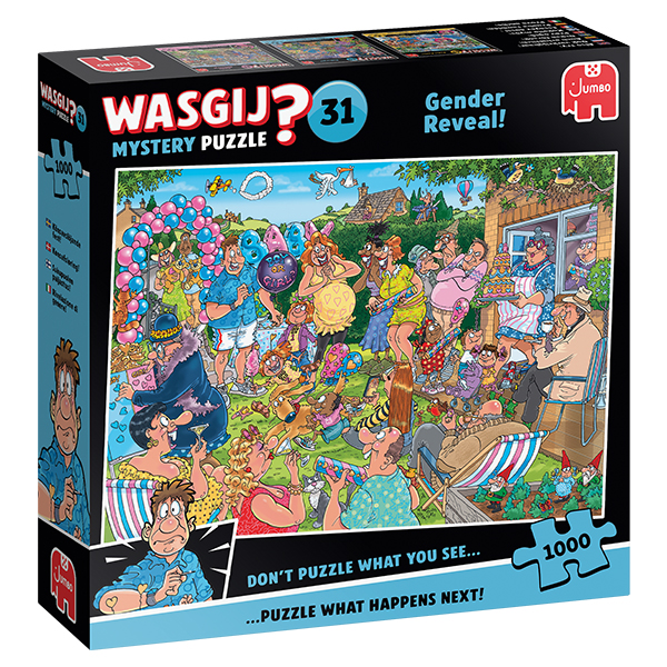 Casse-tête Wasgij? Mystery #31 - Annonce du sexe !  - 1000 pièces