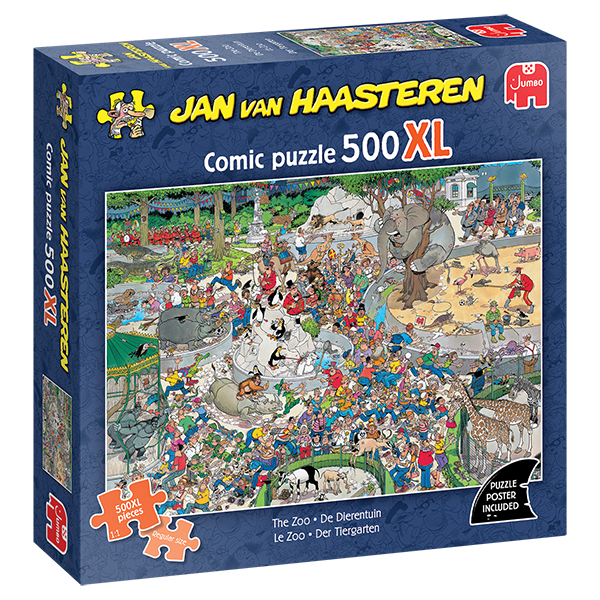 Casse-tête Jan Van Haasteren - Le zoo - 500 pièces XL