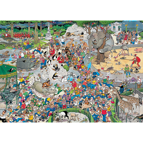 Casse-tête Jan Van Haasteren - Le zoo - 500 pièces XL