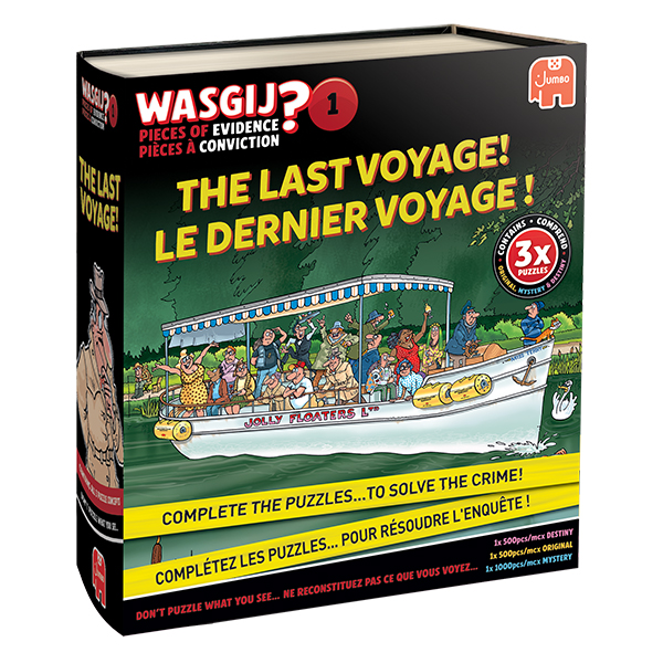 Casse-tête Wasgij? Pièces à conviction #1 - Le dernier voyage