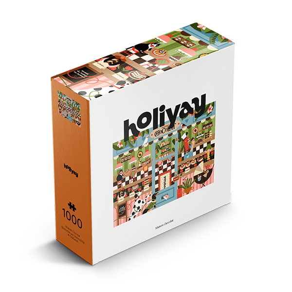 Casse-tête Holiyay - Maison chocolat de Didilanoli - 1000 pièces